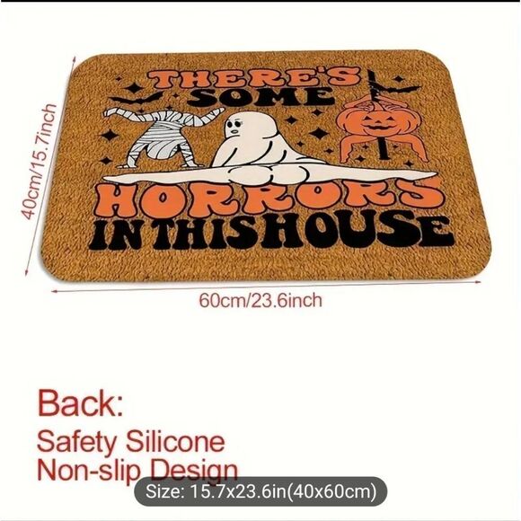 Halloween welcome mat - Picture 4 of 9